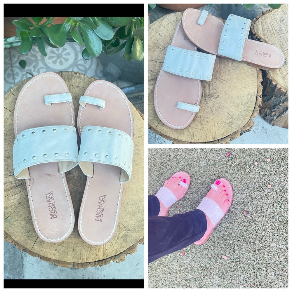 Michael kors top sonya flat sandals.